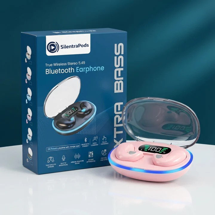 SilentraPods™ – Gece Boyunca Konforlu Kablosuz Kulaklık